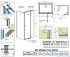 Radaway Torrenta KDJ kabina prysznicowa 100x75 prawa przejrzyste wspornik krzyżowy 133210-01-01R/1330075-01-01